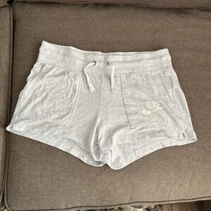 Nike Women's Light Gray Athletic Shorts